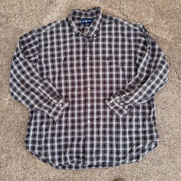 Ralph Lauren Men's Blaire 2XL Plaid Button-Down Shirt Multicolor Long Sleeve - Picture 1 of 6